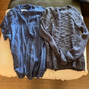 Bundle 1 Sweater 1 knit cardigan